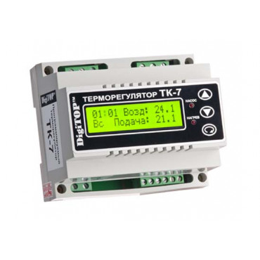 Терморегулятор DigiTOP ТК-7 для отопления с 3-мя датчиками t Терморегулятор DigiTOP ТК-7 для отопления с 3-мя датчиками t